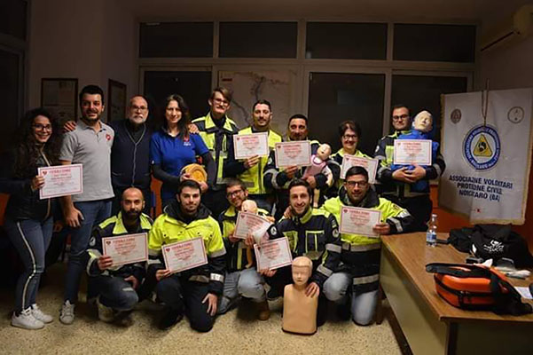 I nostri volontari al corso di BLSD/PBLSD