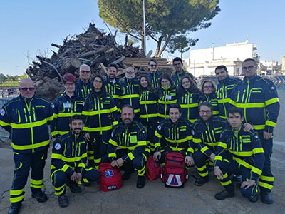Benedizione delle nuove divise durante la Settimana Santa 2019 a Noicàttaro