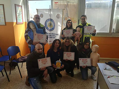 I nostri volontari al corso di BLSD/PBLSD