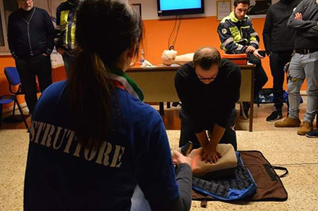 I nostri volontari al corso di BLSD/PBLSD