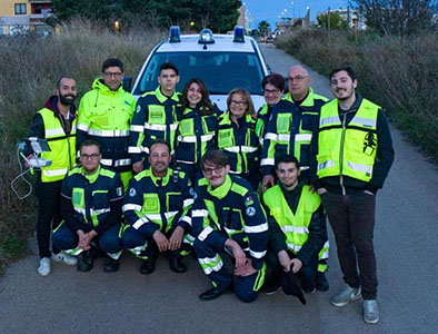 Esercitazione con drone a Noicàttaro