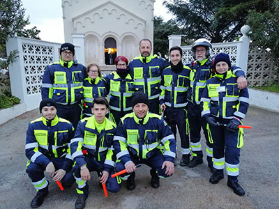 I nostri volontari alla Processione del Crocifisso a Noicàttaro